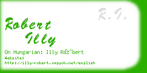 robert illy business card